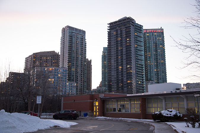 High-rises near Fairview P.S.